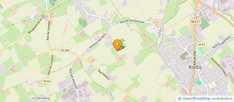 localisation de l'entreprise DU CARRE DU VINAGE à RONCQ