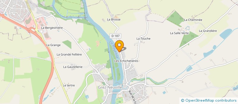 localisation de l'entreprise DU CARREAU DE LA FENETRE, ON VOIT LE MONDE ENTIER  GREZ-NEUVILLE