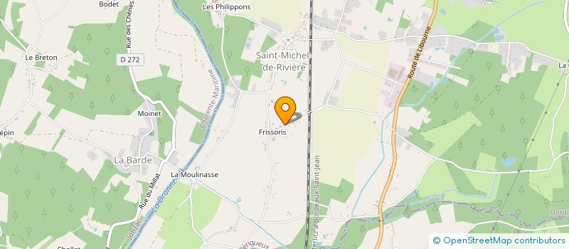 localisation de l'entreprise DU CARREFOUR  LA ROCHE-CHALAIS