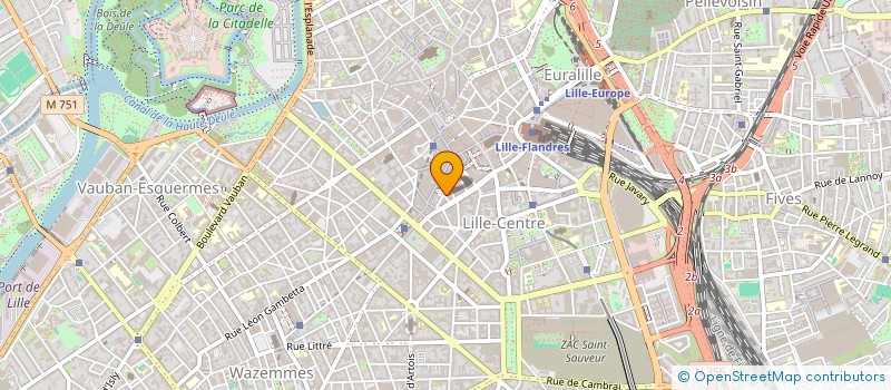 localisation de l'entreprise DU CASIMIR à LILLE