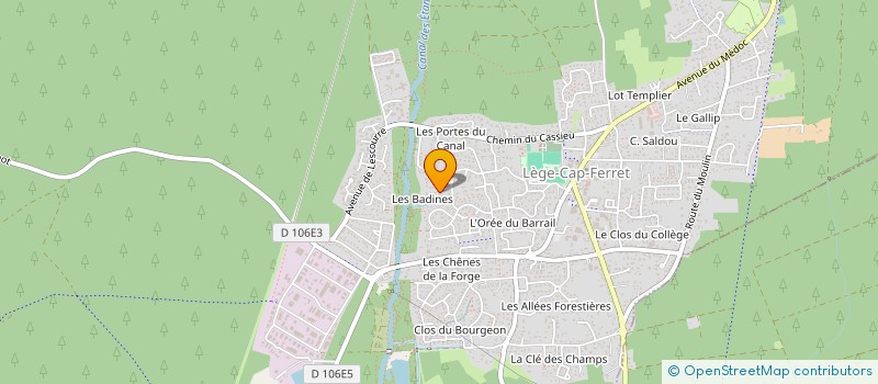 localisation de l'entreprise DU CASSIEU à LEGE-CAP-FERRET