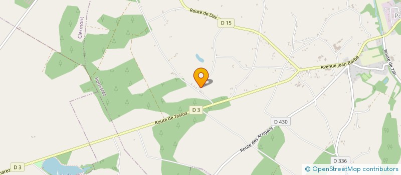 localisation de l'entreprise DU CASTAGNET  POMAREZ