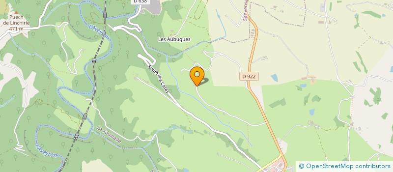 localisation de l'entreprise DU CASTANIER  LA FOUILLADE