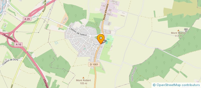 localisation de l'entreprise DU CASTEL CHRISTOPHE  DURY