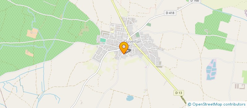 localisation de l'entreprise DU CASTELLAS  OUVEILLAN