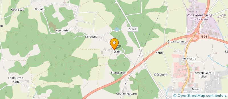 localisation de l'entreprise DU CASTELO  BAUD