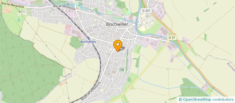 localisation de l'entreprise DU CASTOR  KURTZENHOUSE