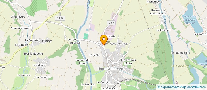 localisation de l'entreprise DU CATALPA  THORE-LA-ROCHETTE