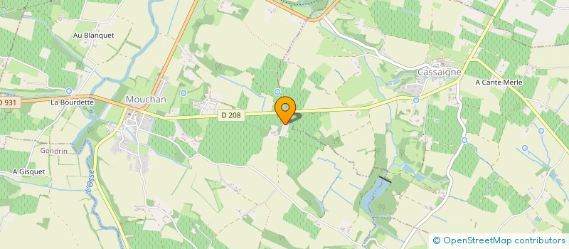 localisation de l'entreprise DU CAUGE  MOUCHAN