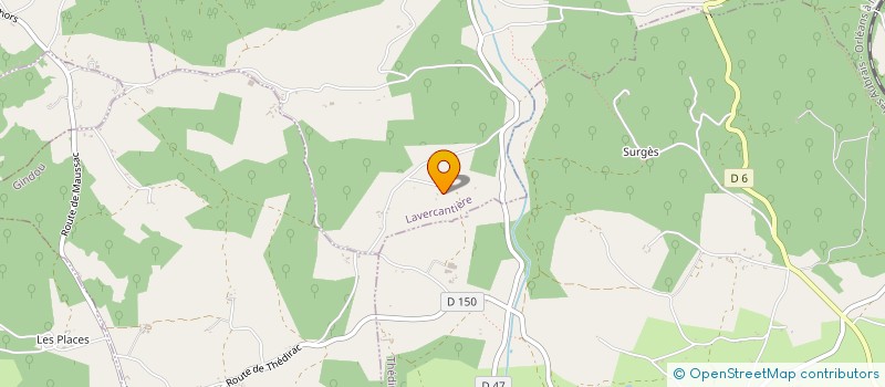 localisation de l'entreprise DU CAUSSE  LAVERCANTIERE