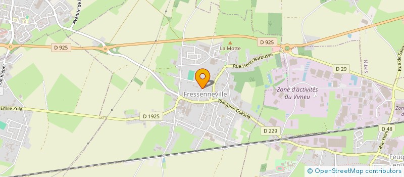 localisation de l'entreprise DU CAVALEU  FRESSENNEVILLE