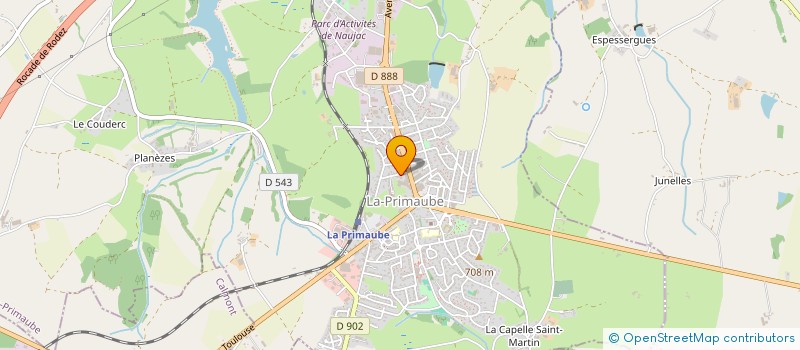 localisation de l'entreprise DU CAZALET à LUC-LA-PRIMAUBE