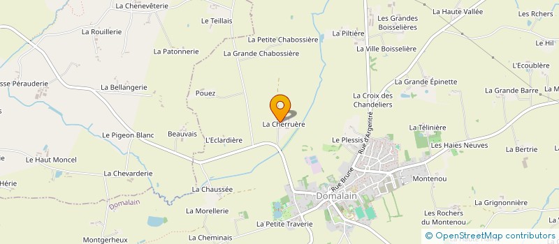 localisation de l'entreprise DU CEDRE  DOMALAIN