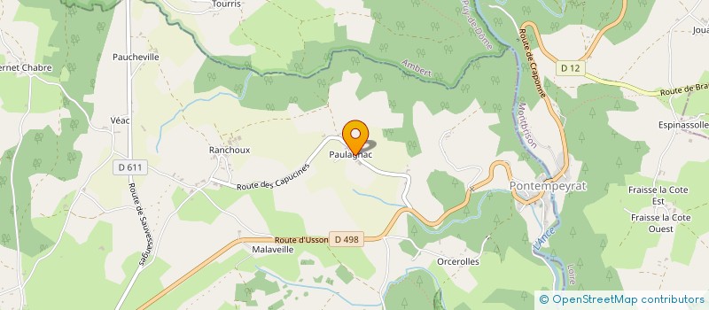 localisation de l'entreprise DU CELIVIER à CRAPONNE-SUR-ARZON