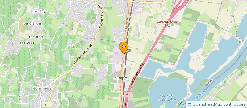 localisation de l'entreprise DU CENTRE  ANSE