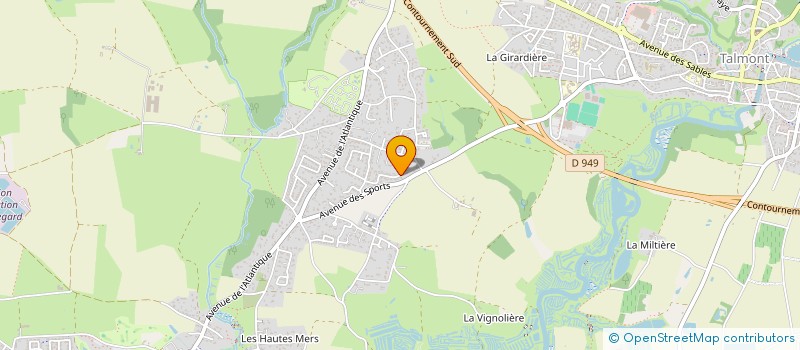 localisation de l'entreprise DU CENTRE à TALMONT-SAINT-HILAIRE