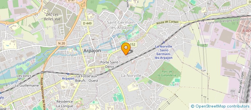 localisation de l'entreprise DU CERBERE  ARPAJON