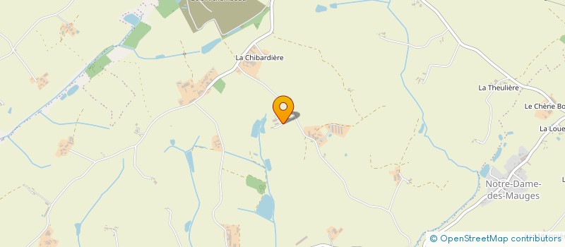localisation de l'entreprise DU CERISIER à BEAUPREAU-EN-MAUGES