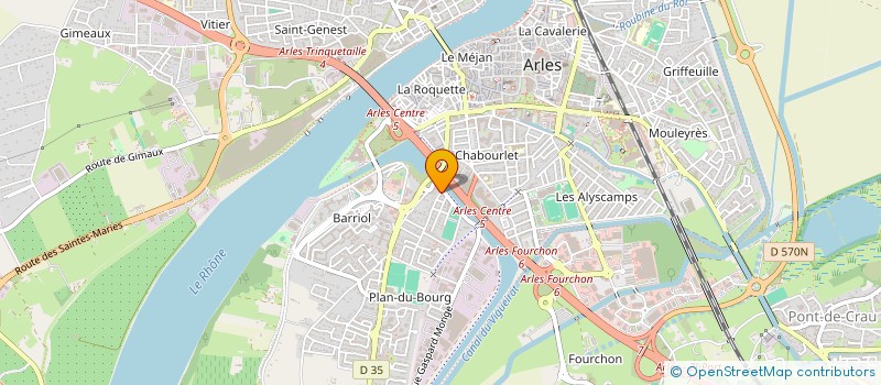 localisation de l'entreprise DU CHALAND AU CAP NORD à ARLES