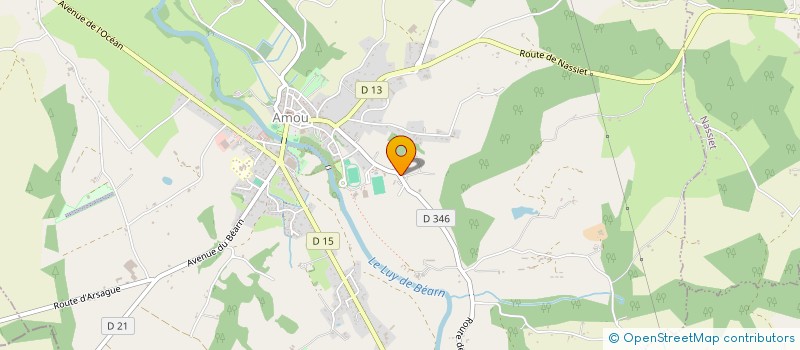 localisation de l'entreprise DU CHALET à AMOU