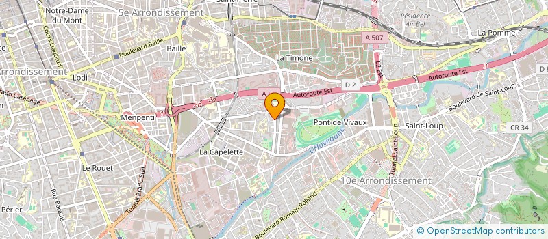 localisation de l'entreprise DU CHALET à MARSEILLE