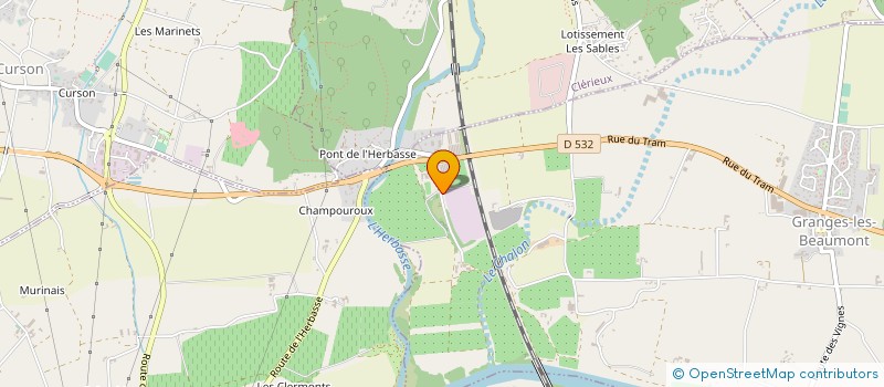 localisation de l'entreprise DU CHALON à GRANGES-LES-BEAUMONT
