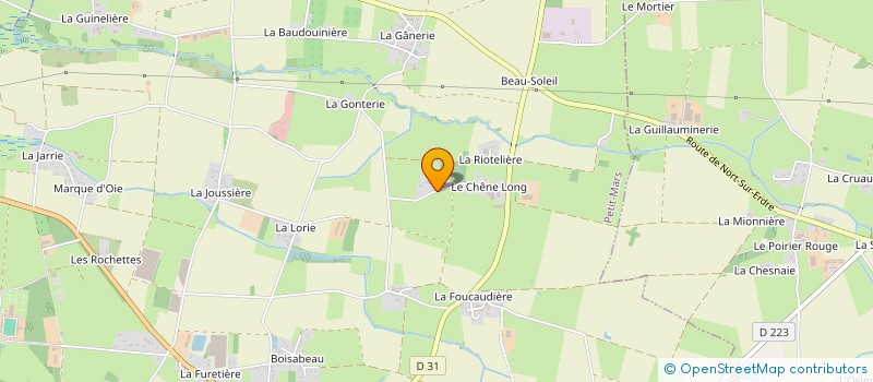 localisation de l'entreprise DU CHALONGE  PETIT-MARS