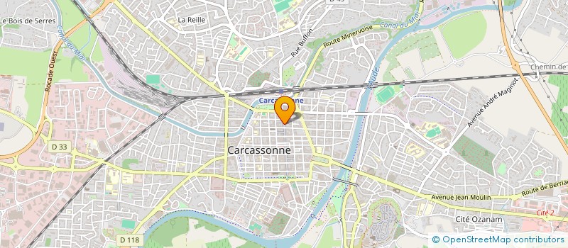 localisation de l'entreprise DU CHAMP A L'ASSIETTE à CARCASSONNE