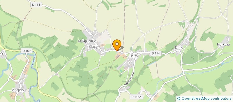 localisation de l'entreprise DU CHAMP BEAUBLE  BLACY