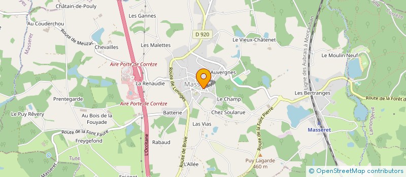 localisation de l'entreprise DU CHAMP DE FOIRE  MASSERET