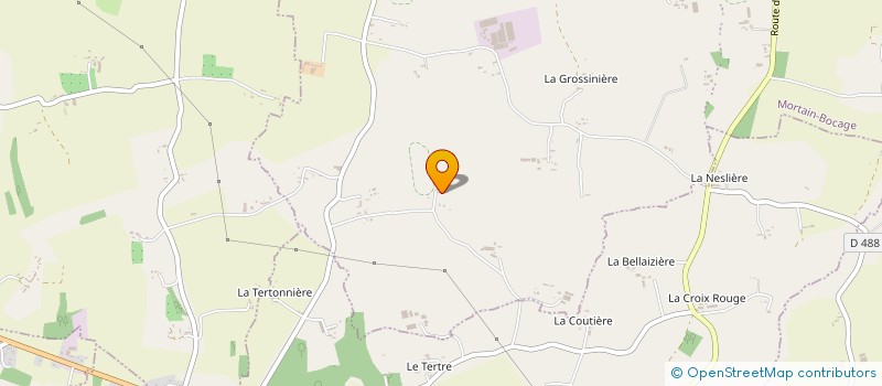 localisation de l'entreprise DU CHAMP DE SAULE à MORTAIN-BOCAGE