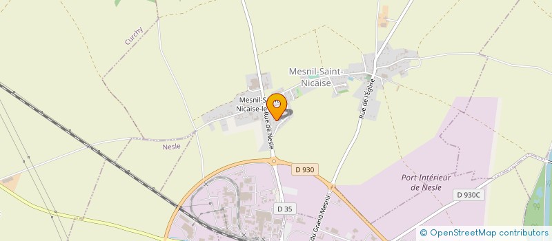 localisation de l'entreprise DU CHAMP DES BOEUFS  MESNIL-SAINT-NICAISE