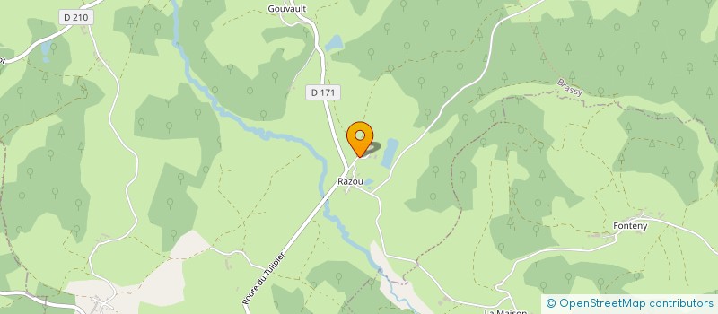 localisation de l'entreprise DU CHAMP DEVANT  BRASSY