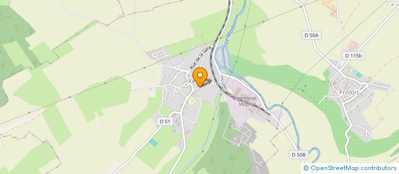 localisation de l'entreprise DU CHAMP LE CERF  XEUILLEY