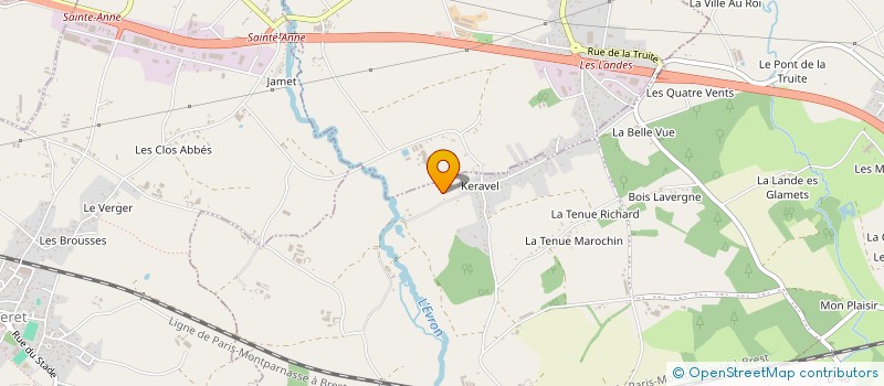 localisation de l'entreprise DU CHAMP ORGET à LAMBALLE-ARMOR