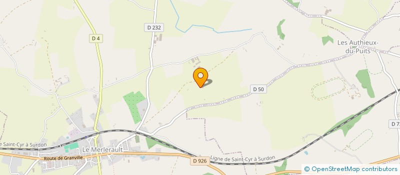 localisation de l'entreprise DU CHAMP POTIER à LES AUTHIEUX-DU-PUITS