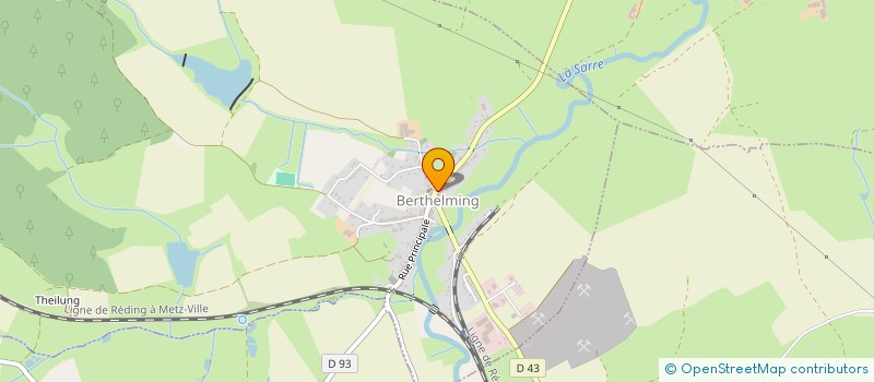 localisation de l'entreprise DU CHAMPS  BERTHELMING