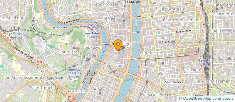 localisation de l'entreprise DU CHANGE  LYON