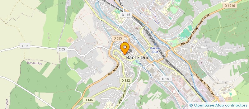 localisation de l'entreprise DU CHANOIS  BAR-LE-DUC