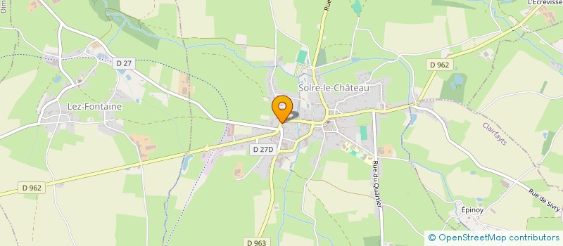 localisation de l'entreprise DU CHANT A LA LUNE  SOLRE-LE-CHATEAU