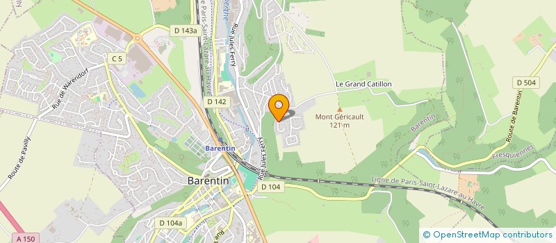 localisation de l'entreprise DU CHANT DU LOUP  VILLERS-ECALLES