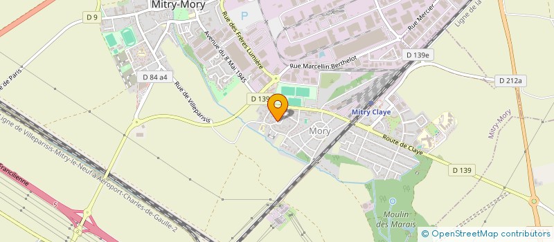 localisation de l'entreprise DU CHAPITRE  MITRY-MORY