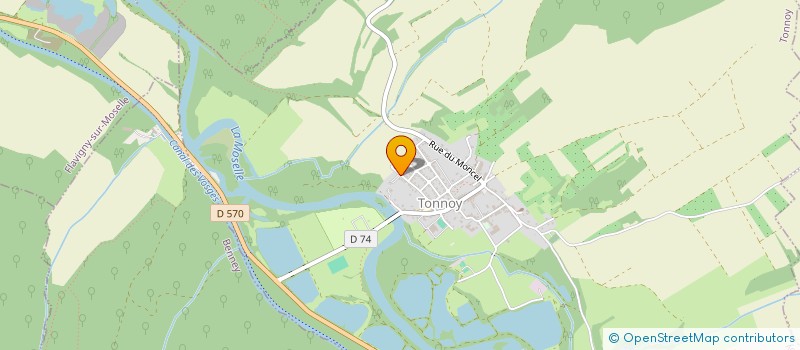 localisation de l'entreprise DU CHAPONNIER  TONNOY