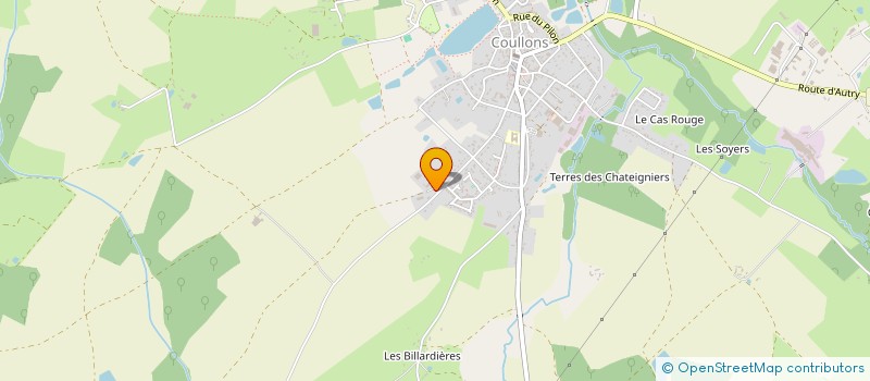 localisation de l'entreprise DU CHARME à COULLONS