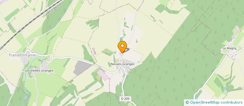 localisation de l'entreprise DU CHARMEY  CIREY