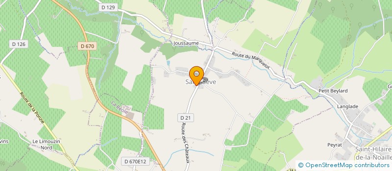 localisation de l'entreprise DU CHARROS  SAINT-SEVE