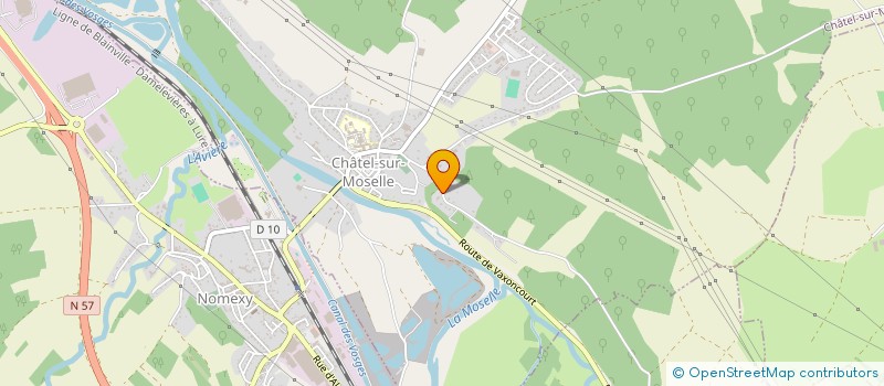 localisation de l'entreprise DU CHAT BOTTE  CHATEL-SUR-MOSELLE