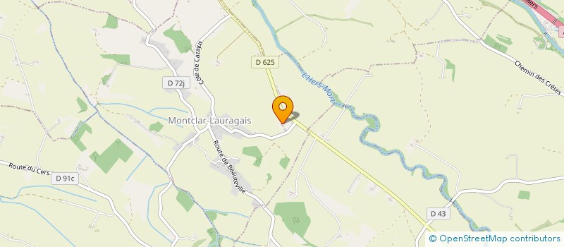localisation de l'entreprise DU CHATEAU  MONTCLAR-LAURAGAIS