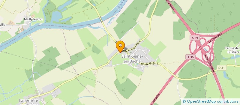 localisation de l'entreprise DU CHATEAU  SAINT-SEINE-EN-BACHE