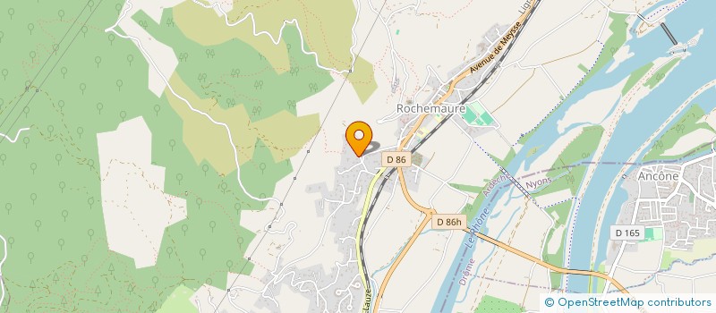 localisation de l'entreprise DU CHATEAU à ROCHEMAURE